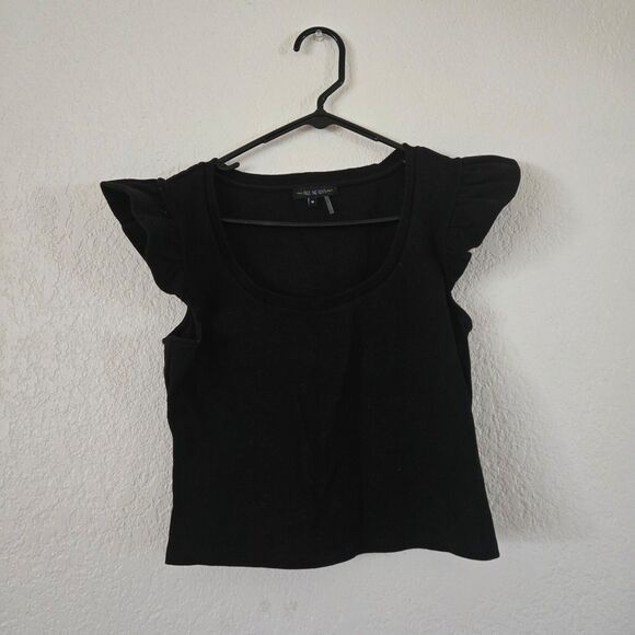 Free the Roses Black Blouse Size Medium - Picture 1 of 4
